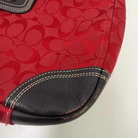 Vintage Coach Signature Hampton Hobo shoulder bag - Picture 9 of 13